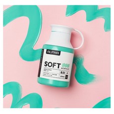 알파 아크릴물감 저점도 소프트바디 아크릭컬러 250ml 낱개, 864 Burnt Umber