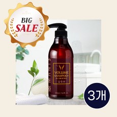 극손상용 매니스 볼륨샴푸 플러스 펌프형, 3개, 500ml