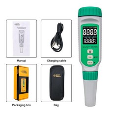 디지털 염분 계량기 음료 함량 수질 검사기 해수 모니터 충전식 염분계 할로미터, AR8212 충전식