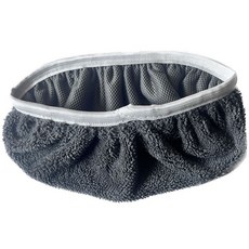 可替換平板拖把布套 珊瑚絨加厚濕兩用清潔拖布, 1個, 灰色