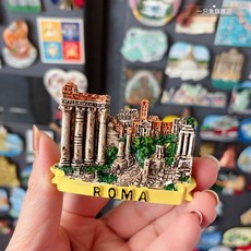 마카오마그넷 마카오기념품 성바울성당 마그네틱 마카오성당 냉장고 세계, BS. 로마 건물 4