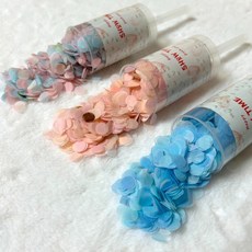 무소음 푸시형 폭죽, 1개, 핑크블루혼합