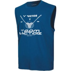 VICTOR 勝利 T-60033 針織無袖背心, 1個, T-60033 B1 深寶藍,M