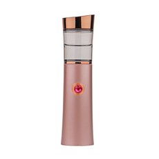Reegis 휴대용 나노 페이셜 스프레이 USB Zebulizer 페이스 스티머 콜드 뷰티 하이 드레이팅 안티 에이징 링클 스킨 케어 도구 나노 페이셜 분무기, [01] Pink