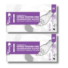 세이토리 식품용 다용도 니트릴장갑 100p, 2개, S, 연보라