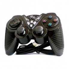 SUNYES 雙煞 PC/XBox360 電腦遊戲雙模式震動搖桿 - 雙震動人體工學設計, 黑色, 1個