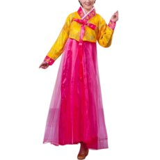 Makone 여성 빈티지 공연복 한복 세트