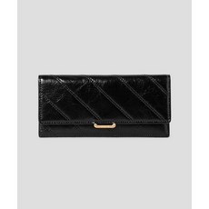 [국내백화점 매장정품] 빈폴 BEANPOLE ACCESSORY 노라 퀼팅 슬림 장지갑 - 블랙 BE51A4M155 125320