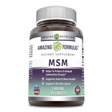 AMAZING NUTRITION MSM 1000 毫克片劑, 1個, 200 件