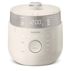 쿠쿠 2기압 트윈프레셔 마스터셰프 10인용 압력밥솥, CRP-LHTR1010FGBM 1개, 그레이스 아이보리