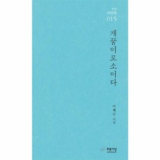 개꿈이로소이다(푸른시인선 15)