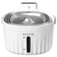 누심비 강아지 고양이 펫 급수기 정수기 무선 자동 스마트 센서 저소음, 강아지 고양이 펫 무선 급수기, 1개