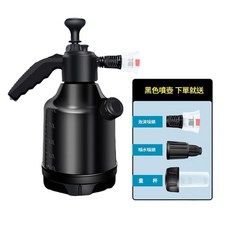 泡沫噴壺 汽車洗車工具 家車兩用 園藝消毒灑水壺 附量杯, 黑色3L, 1個