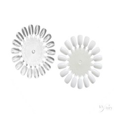 스토리 네일아트 컬러 차트 컬러링북 컬러팁, 화이트, 1개