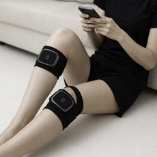 [국산]무릎 발목 발 마사지기 안마기 저주파기 EMS 저주파 보호대, 1개