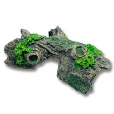 I'm so happy 수족관 오브제 유목 은신처 수족관 장식 인테리어 입상 장식 물고기 수지, 1개