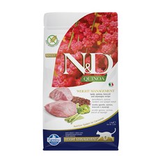 Farmina 法米納 ND系列 貓飼料 義大利製 無穀 低穀 南瓜 海洋 藜麥機能 頂級配方 1.5kg 5kg, 無穀體重管理羊肉蘆筍QC-4,5kg禁選7-11, 1個
