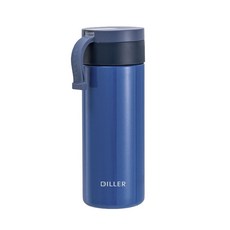 딜러 휴대용 핸디 보온텀블러 MLH8765, 블루, 450ml