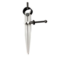 Edge Creaser DIY 바느질 수제 도구 DIY 가죽 공예 만들기 회전 도구 날개 분배기 간격 나침반, B, 1개