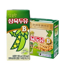 삼육두유 달콤한 두유 B, 190ml, 16개