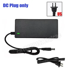 전기자전거 전동스쿠터 이바이크 충전기 36V 리튬 배터리 팩 충전기 3 핀 XLR 소켓 및 커넥터 포함 42V 2A, 03 DC Only US Plug