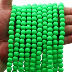 쥬얼리 제작용 루즈 스페이서 클레이 라운드 DIY 보호 액세서리 1 스트링 6mm, 07 Color 9, 1개