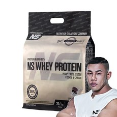 NS 웨이 프로틴 쿠키앤크림맛 헬스보충제 단백질보충제 프로틴, 1개, 2kg