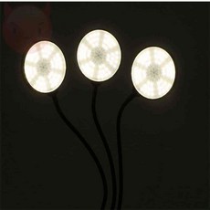 왼자마트 LED 식물조명 3헤드 웜색