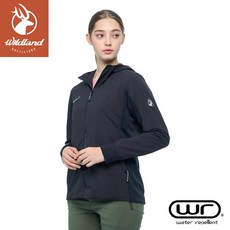 Wildland 荒野 女 機能化纖連帽外套 防風外套