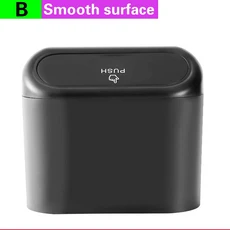 자동차 쓰레기통 걸이식 인테리어 보관 플라스틱 차량 먼지 쓰레기 미니 봉, 1개, Trash B / 500mL 미만