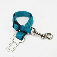 【VILA】外出必備 寵物素色汽車安全帶 汽車用 狗狗 車用 安全帶 安全扣 固定 狗安全帶 可調節防掙脫扣帶外出必備, 水藍, 1個