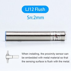 10 PNP 연결 원통형 센서 NPN 금속 근접 시리즈 M12 LJ12A3 CLOWEIT 인덕턴스 접근 IP65 스위치 4핀 30V, NPN NO N1 T, LJ12A3 2 F 2mm