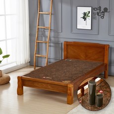 여명흙침대 숯볼 숯침대 슈퍼싱글 SS (통)침대, 나무색