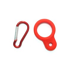 까마느 가벼운 카라비너 물병 홀더 5p, 5개, 레드