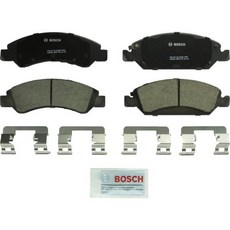 BOSCH BC1363 콰이어트캐스트 프리미엄 세라믹 디스크 브레이크 패드 세트 일부 캐딜락 에스컬레이드 XTS 쉐보레 아발란체 실버라도 교외 타호 GMC 사바나 시에라 유콘 XL