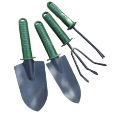 迷你園藝工具套裝 四件組 盆栽種植鬆土除草工具, 1套