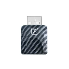 Kebidumei 2in1 무선 CarPlay 및 Android 자동 어댑터에 스마트 USB Type-C 듀얼 커넥터 빠른 연결, 02 Carbon Fiber