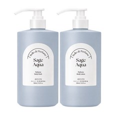 데일리콤마 벨로 드 퍼퓸 대용량 향좋은 저자극 바디 500ml 로션+워시 세트 세이지아쿠아, 로션+워시(세이지아쿠아 향)
