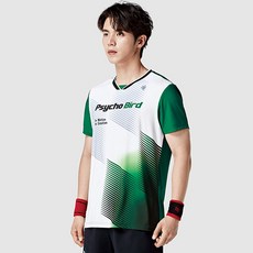 싸이코버드 PSY-5016 배드민턴 남성 반팔 티셔츠