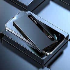 프리미엄 메탈바디 30000mAh 초고속충전 보조배터리 디지털 디스플레이 QC3.0, 블랙, D200