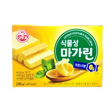 마가린 식물성 오뚜기 200g 업소용 식당용 단체용 식자재 대용량, 1개