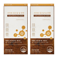 리서쳐스포우먼 라이트 유산균 포 우먼 프로바이오틱스, 28g, 2박스