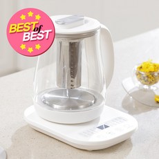 벤하임 SUS304티망 커피부터 분유까지 디지털 원터치 멀티 글라스 티메이커 1.8L BMT-04-001