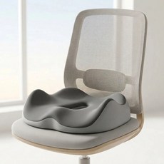 모아르코 엉덩이 꼬리뼈 메모리폼 도넛 방석, 그레이, 1개