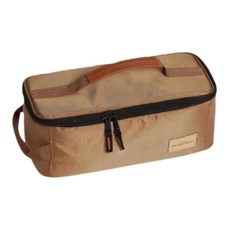 SUNDICK 露營餐具分類收納包 防水耐磨 網袋收納, 卡其色, 1個, 1層