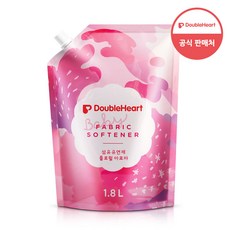 더블하트 유아 섬유유연제 플로럴아로마 리필, 1.8L, 1개