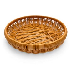 타원형 주방 트레이 바스켓 라탄