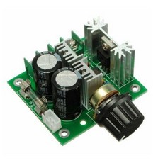 PWM 모터속도조절기 - DC 12V~40V 입력 - 8A 400W 고출력 - 속도 조절 다이얼 포함, 1개