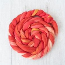 울 로빙 엑스트라 파인 메리노 블렌드 습식 누노 니들 펠팅 방적 뜨개질 직조 카딩 100g3.5온스 템페라 컬렉션 DHG 물랑루즈, Moulin Rouge