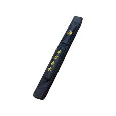 ZooBoo 태극권 소드 백 - 내구성이 뛰어난 쿵푸 이중 레이어 검 휴대용 케이스 어깨끈이 있는 무술 무기 가방 옥스포드 천 및 PU 가죽 디자인 (블랙 더블 레이어)_, 블랙_175256